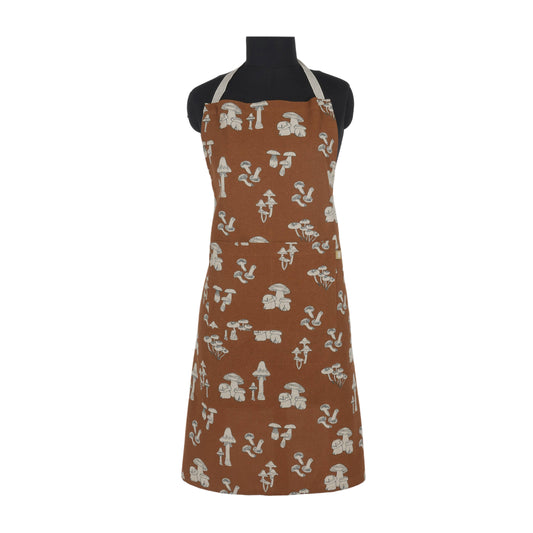Brown Wild Mushroom Apron | Raine & Humble