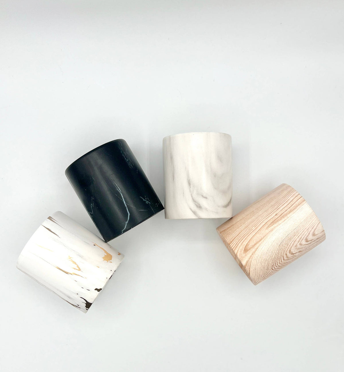 Biophilia:  Gold & White Marble Labdanum Scented Candle | The Sacred Wild Candle Co