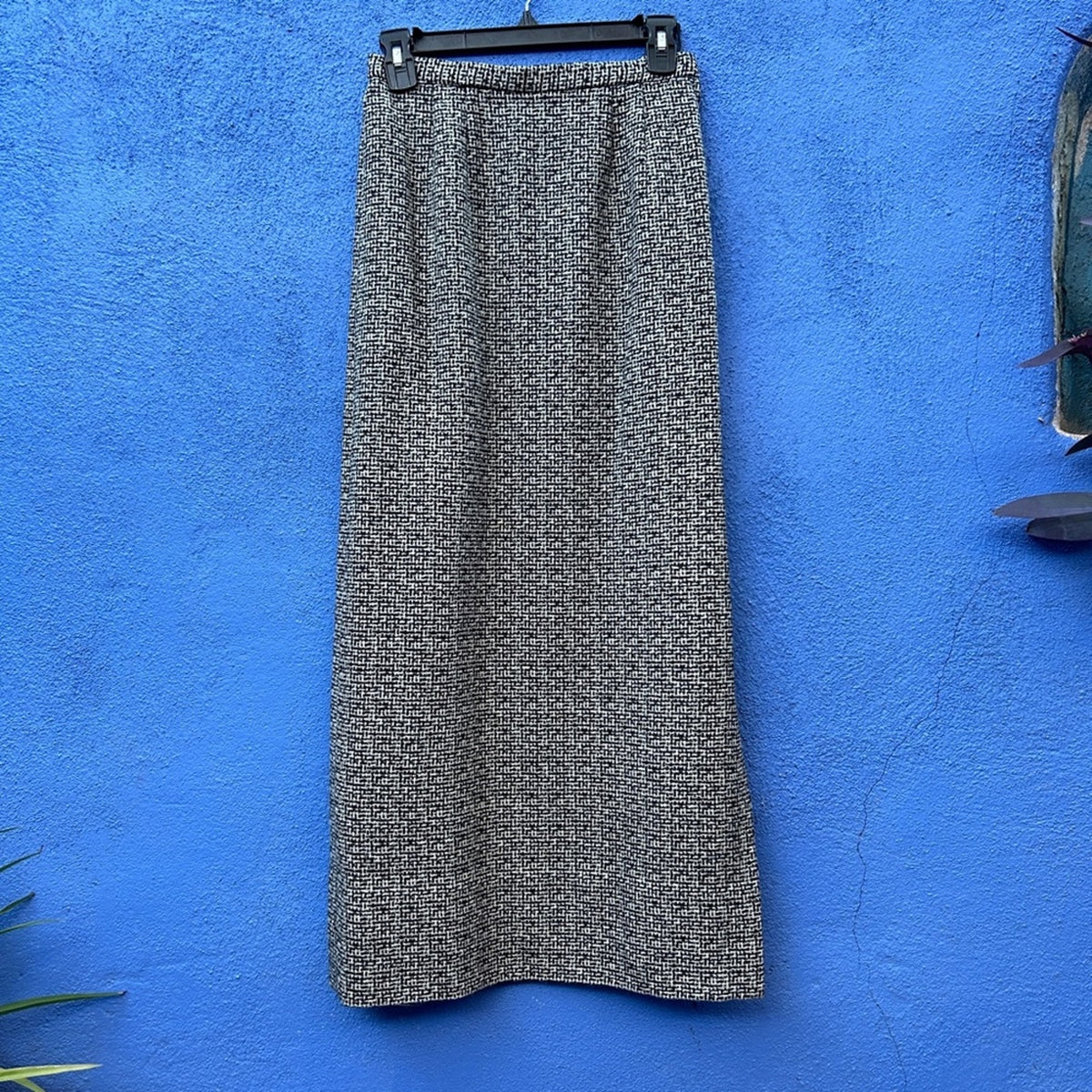 Vintage 50s 60s Hovland-Swanson Beaded Woven Wool Two Piece Cocktail Set